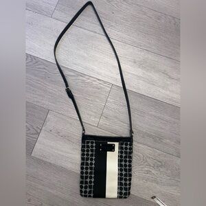 EUC | Kate Spade Black and White Crossbody Purse